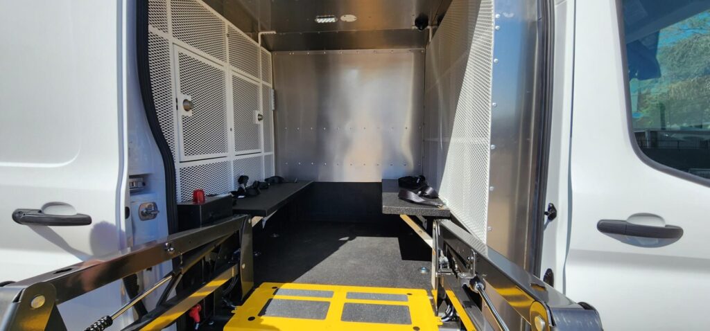 ADA Prisoner Transport Vehicle Interior