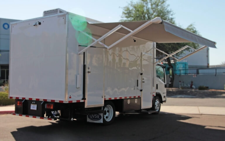 Mobile Opioid Treatment Vehicle with Retractable Awning