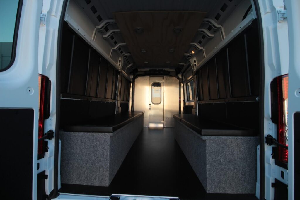 custom SWAT van interior