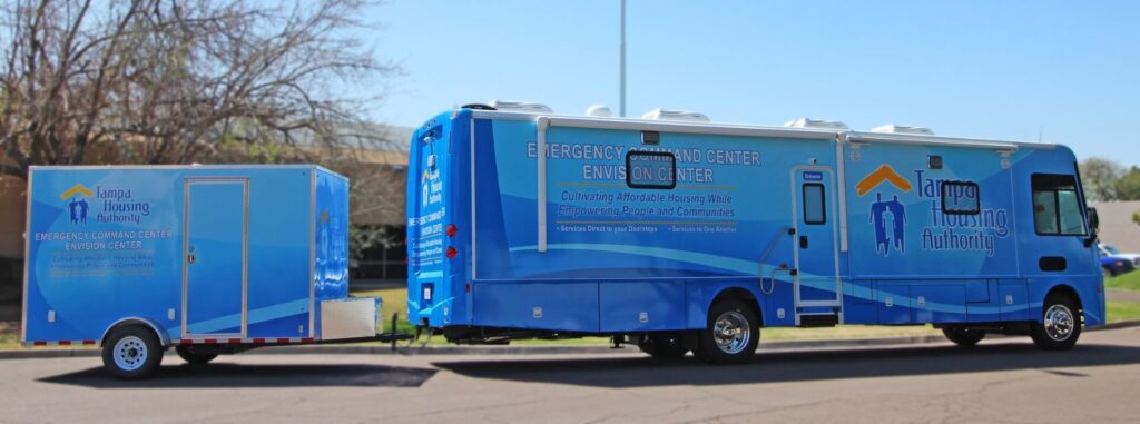 Mobile Command Center Coach and Trailer