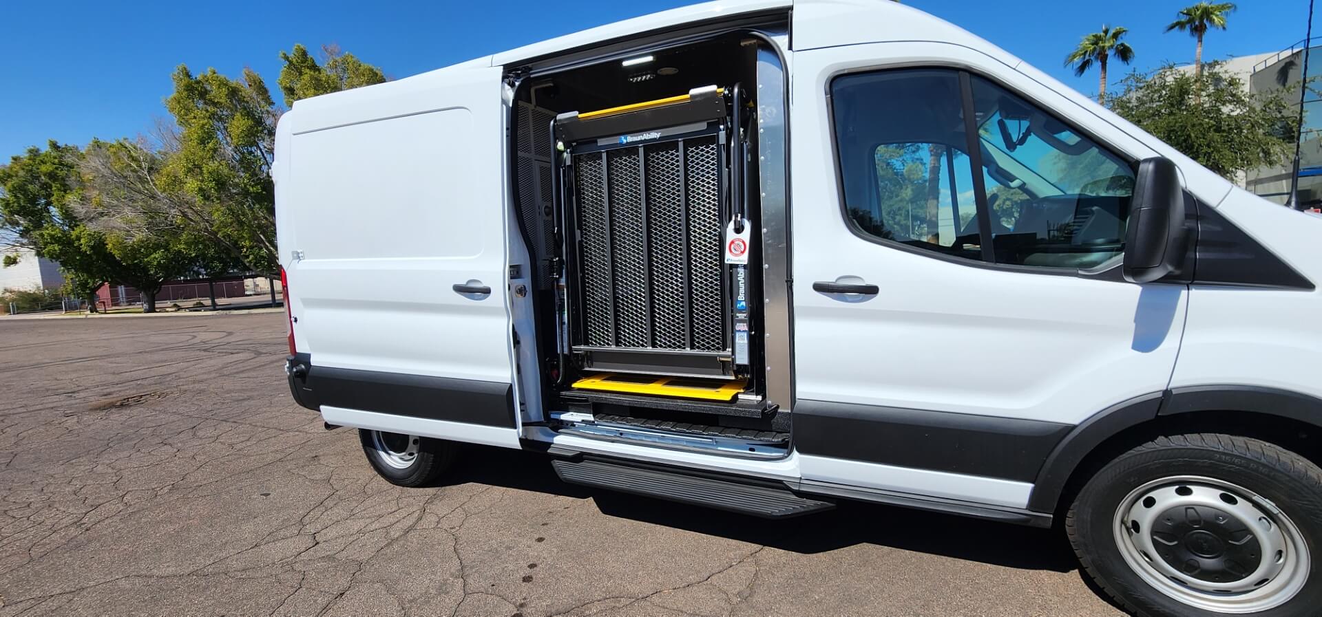 ADA Prisoner Transport Vehicle Wheelchair Lift
