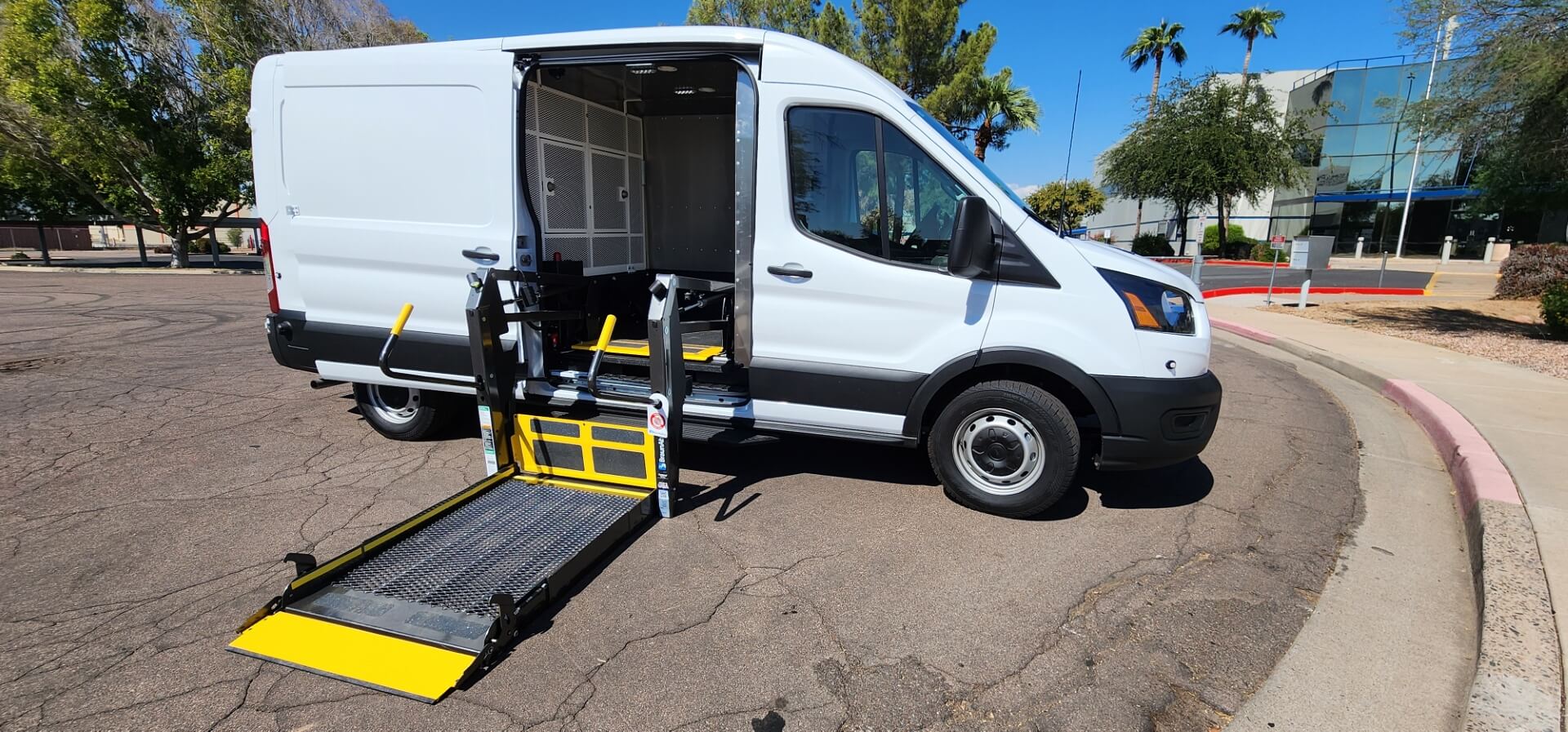 ADA Prisoner Transport Vehicle Wheelchair Lift
