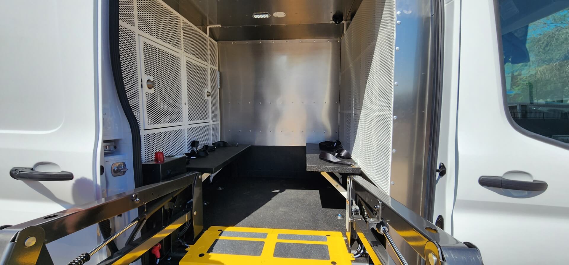 ADA Prisoner Transport Vehicle Interior