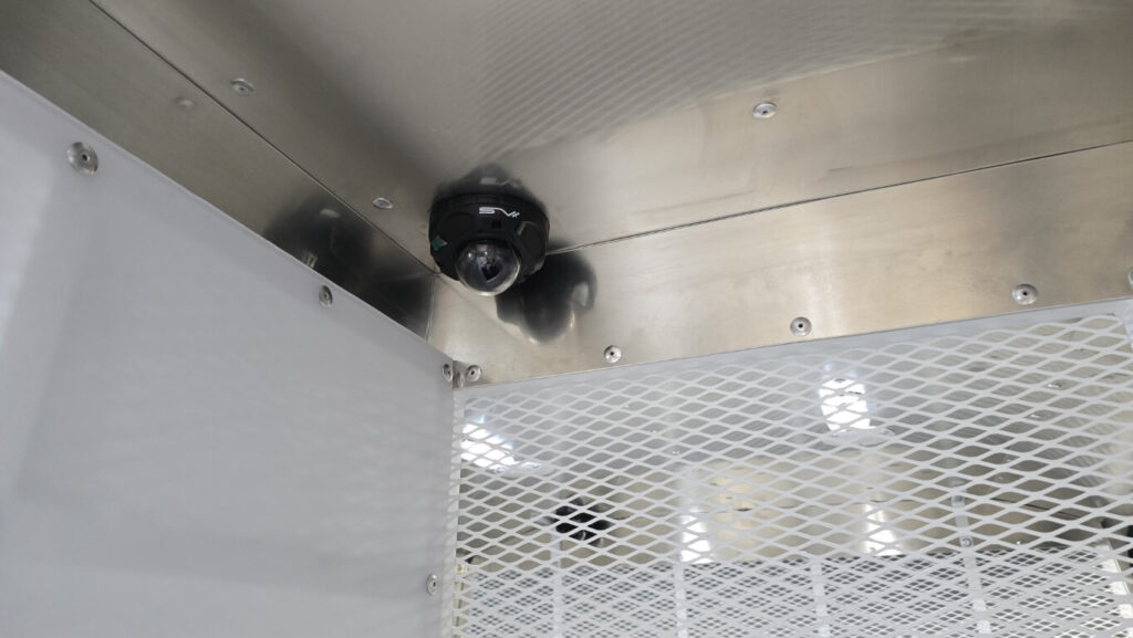 Prisoner Transport Vehicle Interior Cage Camera System