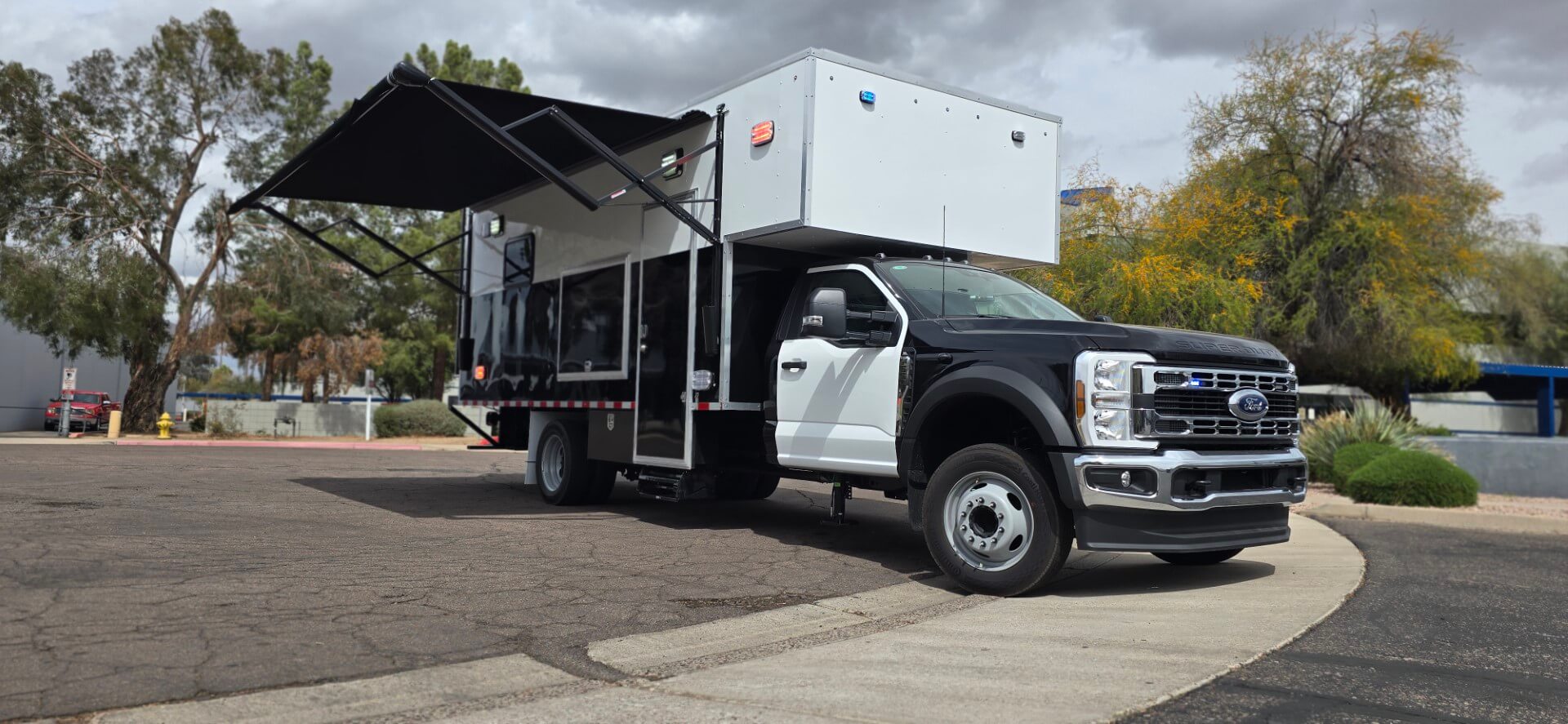 Custom Police Department Mobile Command Vehicle