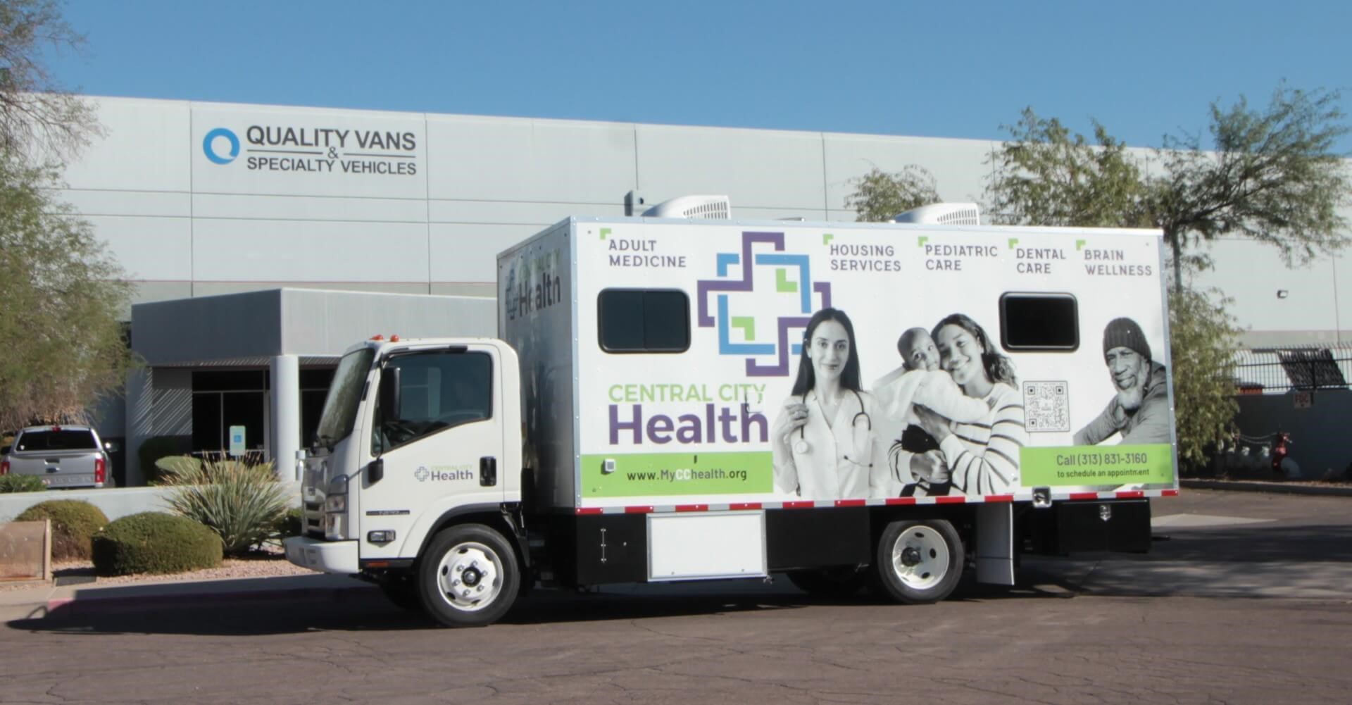 image of mobile medical clinics vehicle
