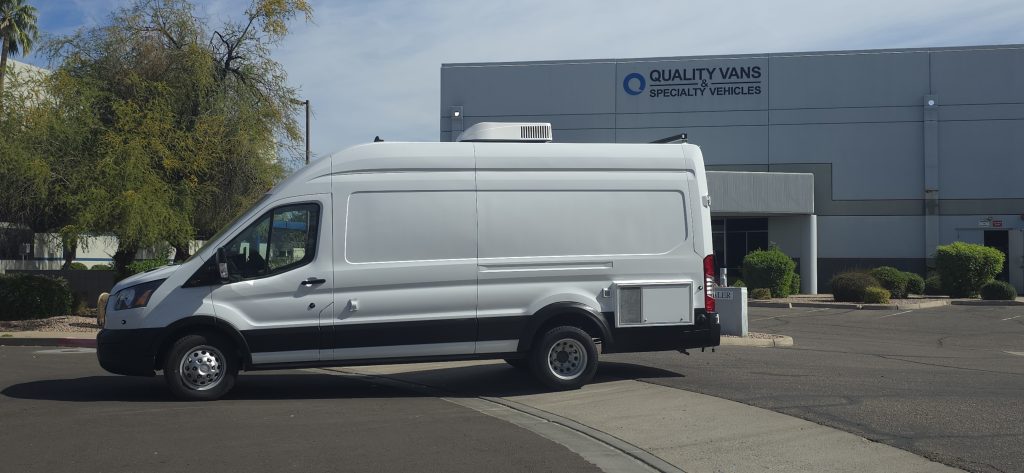 Exterior of Guam Police Department Custom DUI test van