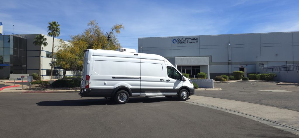 Exterior of Milpitas Police Department Custom DUI test van